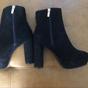 High-heeled Bamboo Booties 8M